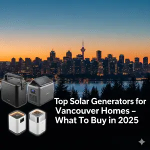 Top Solar Generators for Vancouver Homes – What To Buy in 2025