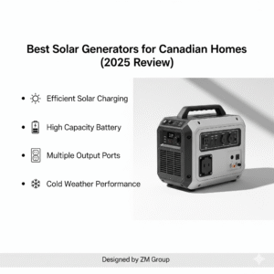 Best Solar Generators for Canadian Homes (2025 Review)