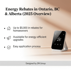 Energy Rebates in Ontario, BC & Alberta (2025 Overview) Energy Rebates in Ontario, BC & Alberta (2025 Overview)