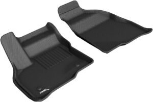 Custom 3D MAXpider Kagu Floor Mats for Chevrolet Bolt EV/EUV (2017-2023) – Front Row, Black, Canada