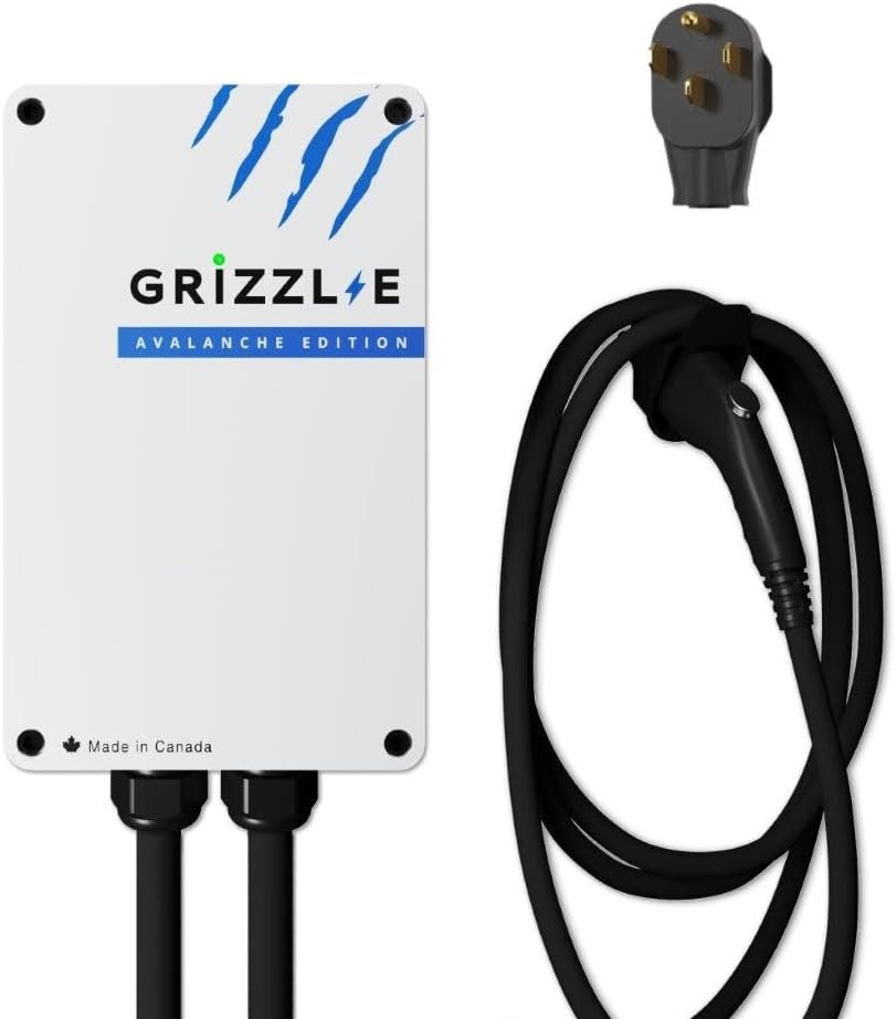 Grizzl-E Classic 40 Amp EV Charger: Fast, UL-Certified, NEMA 14-50 Plug, 24ft Cable for Canadians Grizzl-E Classic 40 Amp EV Charger: Fast, UL-Certified, NEMA 14-50 Plug, 24ft Cable for Canadians