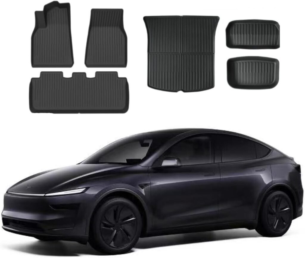 Custom Fit All-Weather Floor Mats for 2025-2026 Tesla Model Y in Canada Custom Fit All-Weather Floor Mats for 2025-2026 Tesla Model Y in Canada