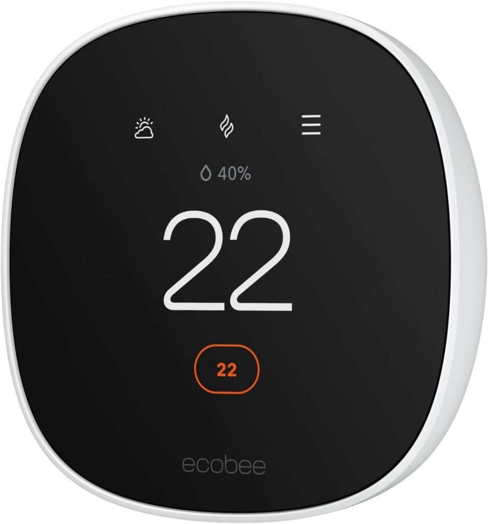 2025 ecobee Smart Thermostat Essential: Energy Star Certified, Wi-Fi Enabled, Compatible with Siri, Alexa & Google Assistant for Canadians