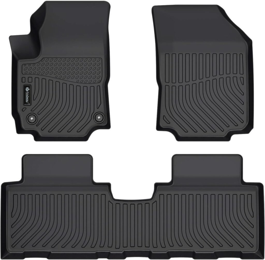 Findway All-Weather TPE Rubber Car Floor Mats for Chevrolet Equinox 2018-2024 (Excludes EV) – Black, 1st & 2nd Row Coverage, Canada Findway All-Weather TPE Rubber Car Floor Mats for Chevrolet Equinox 2018-2024 (Excludes EV) – Black, 1st & 2nd Row Coverage, Canada