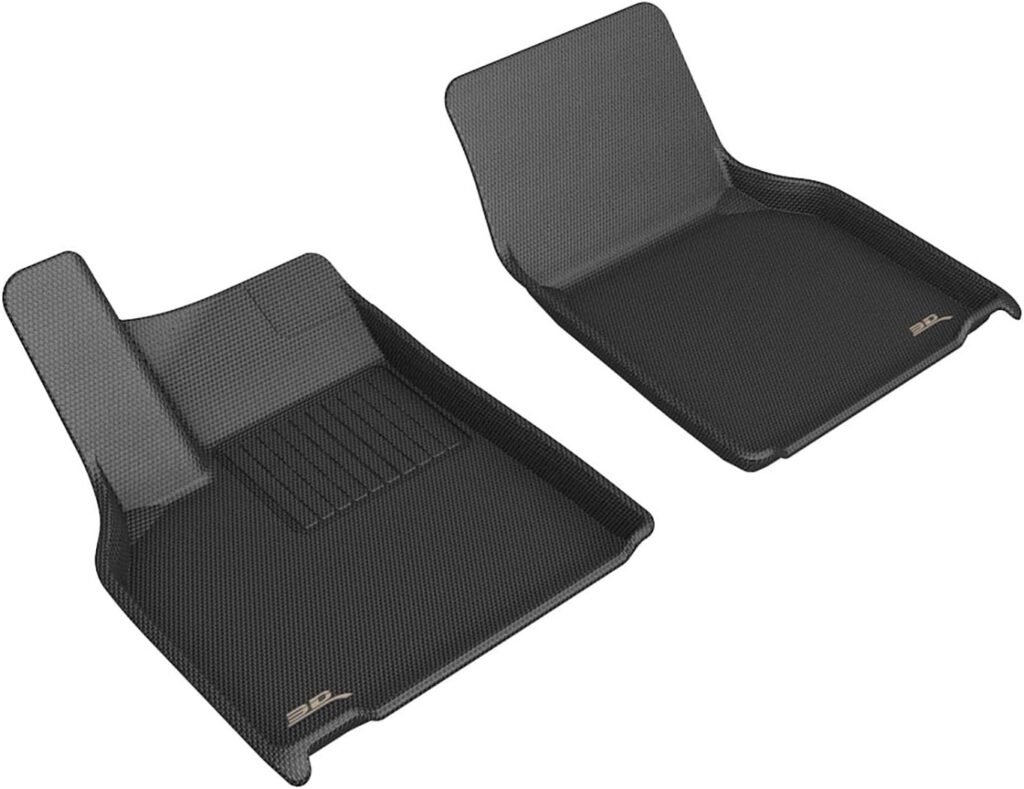 Custom 3D MAXpider Kagu Floor Mat for Tesla Model Y (Front Row, Black) – Available June 2026 in Canada