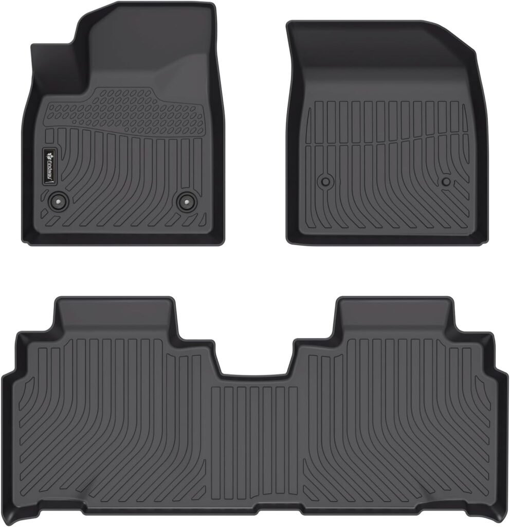 All-Weather TPE Rubber Floor Mats for 2024-2025 Chevrolet Blazer EV – Custom Fit, Black