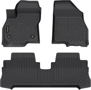 Findway All-Weather TPE Floor Mats for Chevrolet Bolt EV 2017-2023 – Perfect Fit for 1st & 2nd Row in Canada