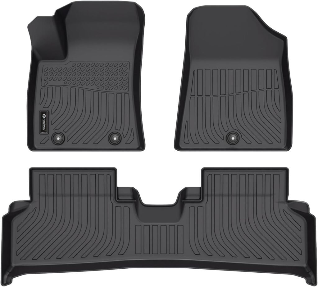 Custom Hyundai Kona EV Floor Mats 2024-2026: All-Weather TPE Rubber, Great Coverage – Black Custom Hyundai Kona EV Floor Mats 2024-2026: All-Weather TPE Rubber, Great Coverage – Black