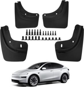 Durable No-Drill FormiPow Mud Flaps for 2025-2026 Tesla Model Y in Canada Durable No-Drill FormiPow Mud Flaps for 2025-2026 Tesla Model Y in Canada