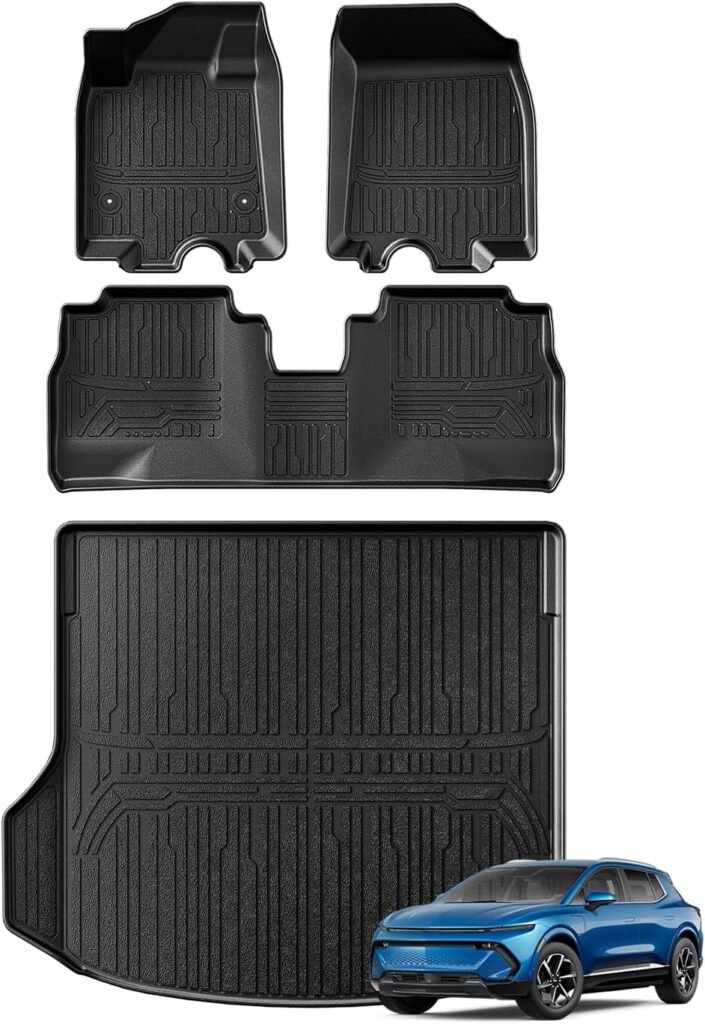 Top All-Weather Floor & Trunk Mats for Chevrolet Equinox EV 2024-2025: BestEvMod’s Durable, Waterproof Liners