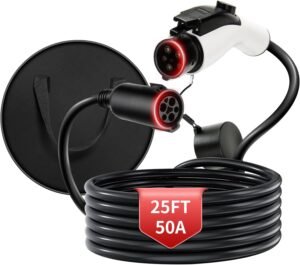 Boost EV Charging with WenStorm 50A 25FT J1772 Extension Cable – Heavy-Duty 240V for Canadians Boost EV Charging with WenStorm 50A 25FT J1772 Extension Cable – Heavy-Duty 240V for Canadians