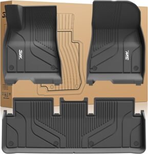 2024-2026 Tesla Model 3 All-Weather Floor Mats: Durable, Odorless TPE Liners, Full Set – Buy Now in Canada