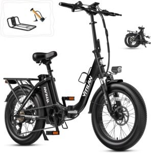 Discover Canada’s VITILAN U3: 750W Folding Electric Bike with 20″ Fat Tires & Dual Suspension