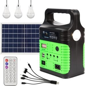 Green Solar Generator: Portable Power Station for Canadian Emergencies, Camping & Home Use