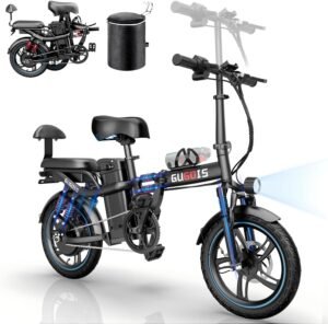 Powerful Folding Electric Bike for Adults in Canada: 1000W Motor, 60-Mile Range, 32MPH Speed
