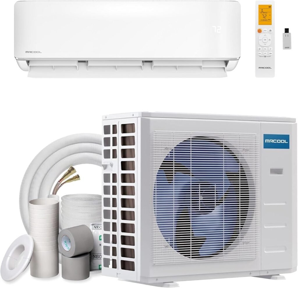MRCOOL DIY 5th Gen 18,000 BTU Ductless Mini-Split AC & Heat Pump – Energy Star Certified, 25ft Kit, 230V for Canadians MRCOOL DIY 5th Gen 18,000 BTU Ductless Mini-Split AC & Heat Pump – Energy Star Certified, 25ft Kit, 230V for Canadians