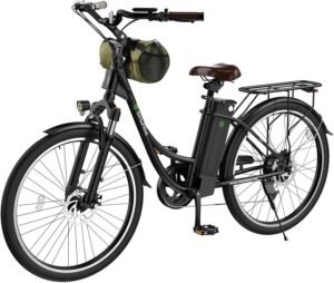 Explore Canada with the Isinwheel U2/Ucity 750W Electric Bike: 90km Range, 35-Speed, Dual Suspension