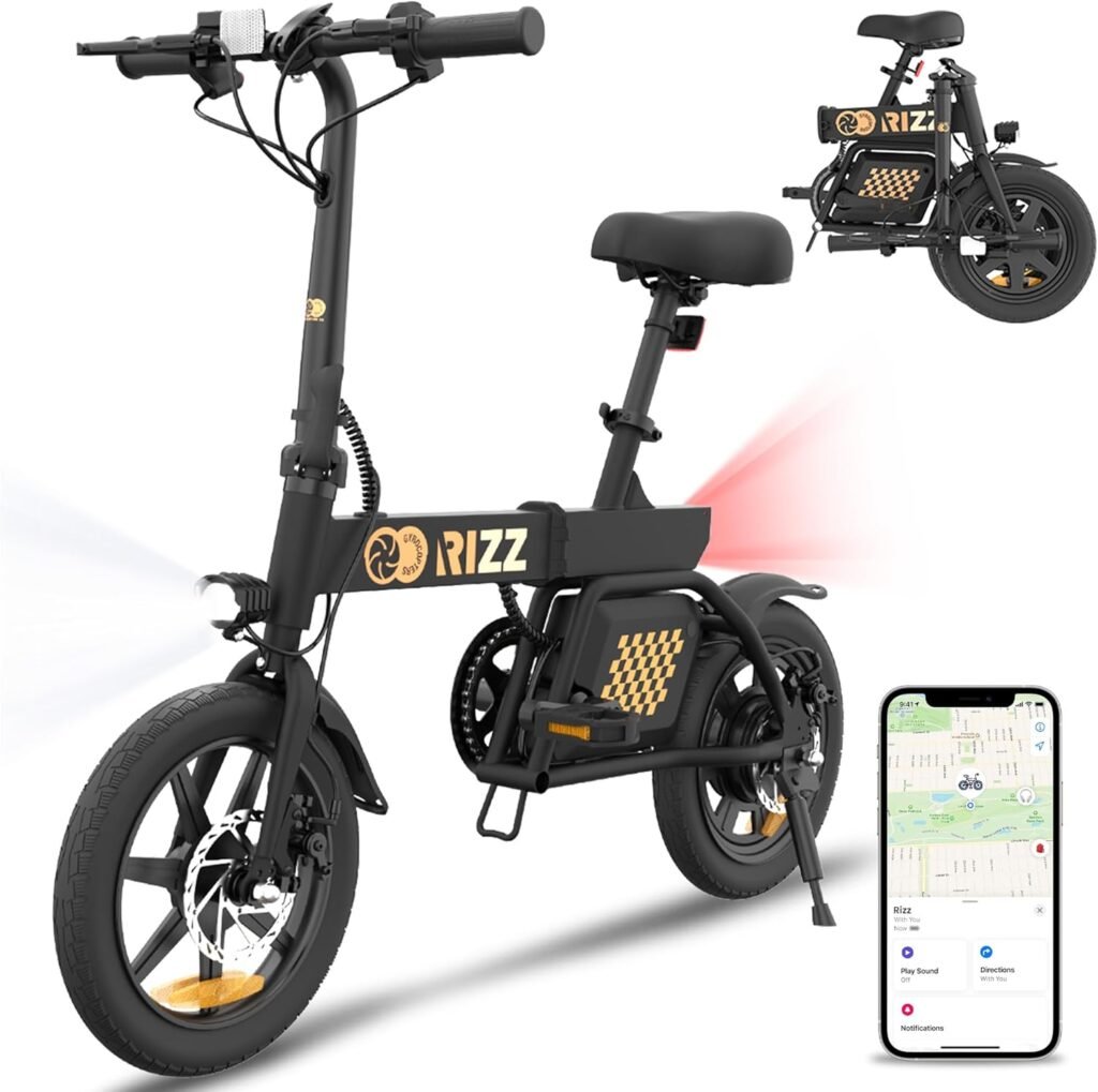 Gyrocopters Rizz Electric Bike: Fast, Foldable E-Bike with GPS for Canadians