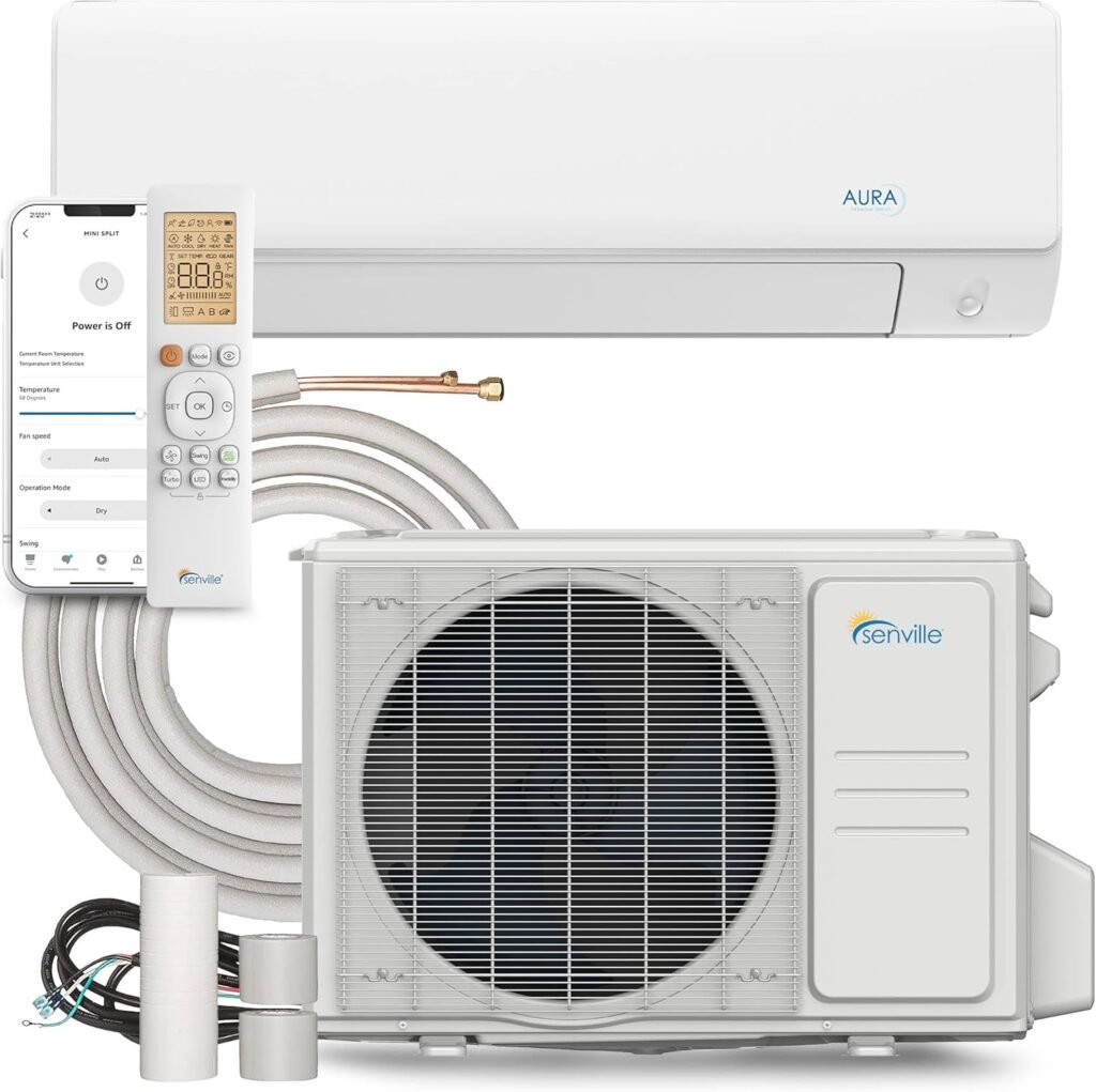 Energy-Efficient Senville AURA 24000 BTU Mini Split AC & Heat Pump with Alexa – Perfect for Canadians Energy-Efficient Senville AURA 24000 BTU Mini Split AC & Heat Pump with Alexa – Perfect for Canadians