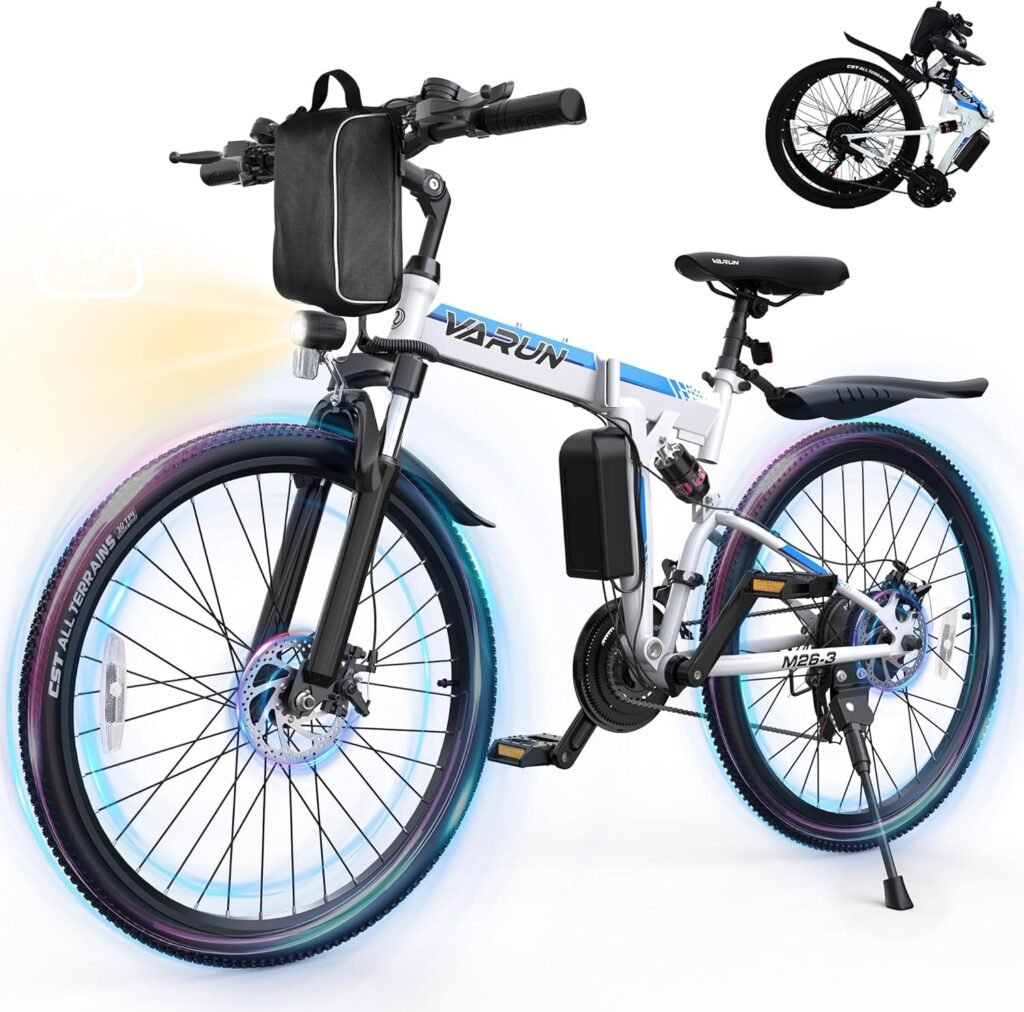 VARUN 750W Folding Electric Bike for Adults – 48V Battery, 21-Speed, Dual Suspension, 50+ Mile Range | Canada VARUN 750W Folding Electric Bike for Adults – 48V Battery, 21-Speed, Dual Suspension, 50+ Mile Range | Canada