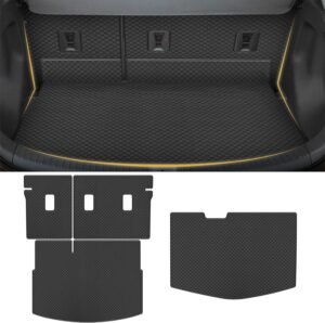 All-Weather Cargo Mat for 2017-2025 Chevrolet Bolt EV/EUV – Premium PU Leather Trunk & Backrest Liner (Black Square) All-Weather Cargo Mat for 2017-2025 Chevrolet Bolt EV/EUV – Premium PU Leather Trunk & Backrest Liner (Black Square)