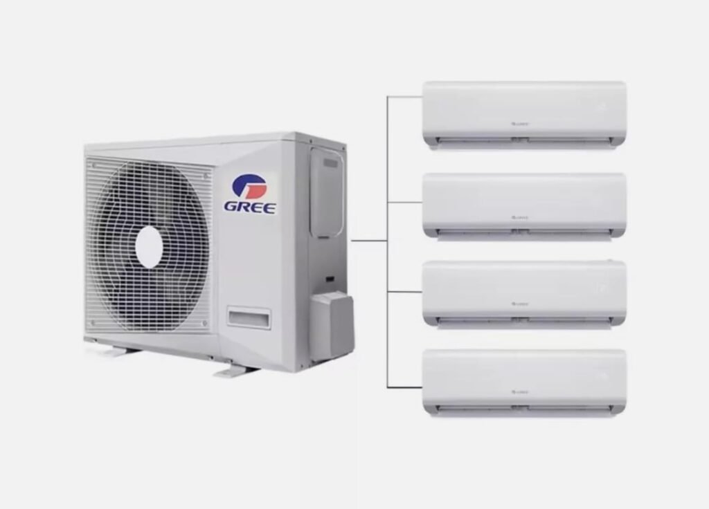 Efficient 42000 BTU Ductless Mini Split AC & Heater – 2 Zones for Canadian Homes