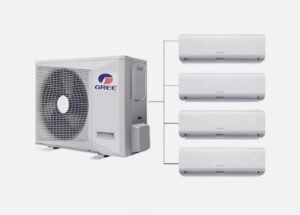 Efficient 42000 BTU Ductless Mini Split AC & Heater – 2 Zones for Canadian Homes