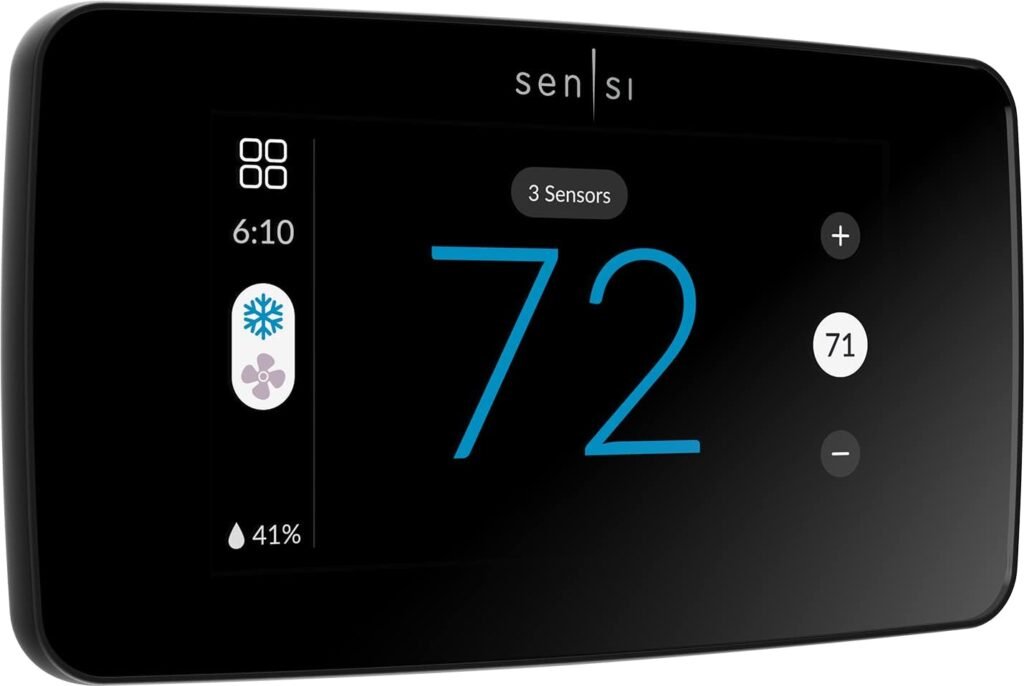 Canadian Smart Home: Sensi Touch 2 Wi-Fi Thermostat – Energy Star, Alexa-Compatible, DIY Install