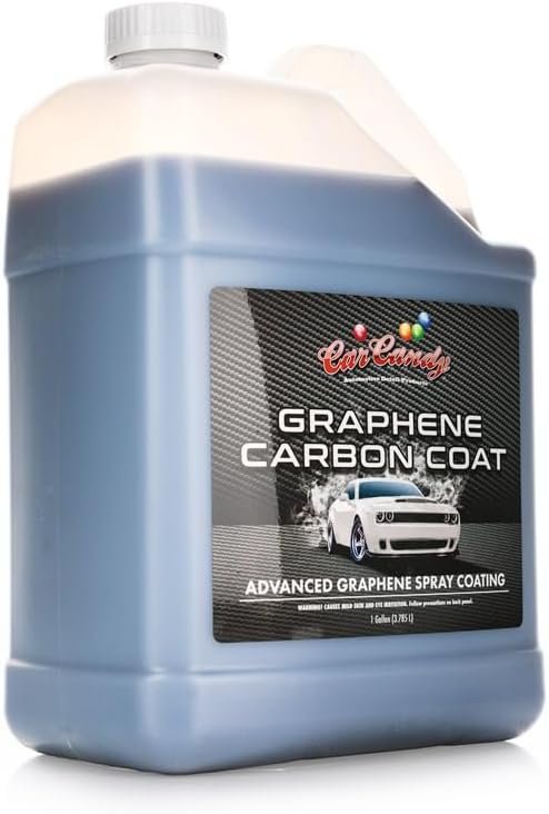 CarCandy Graphene Ceramic Coating: 9-Month Hydrophobic Protection – 128 oz for Canadians