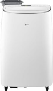 LG 10,000 BTU Smart Wi-Fi Portable Air Conditioner: Quiet 3-in-1 Cooling for 450 Sq. Ft. Rooms in Canada