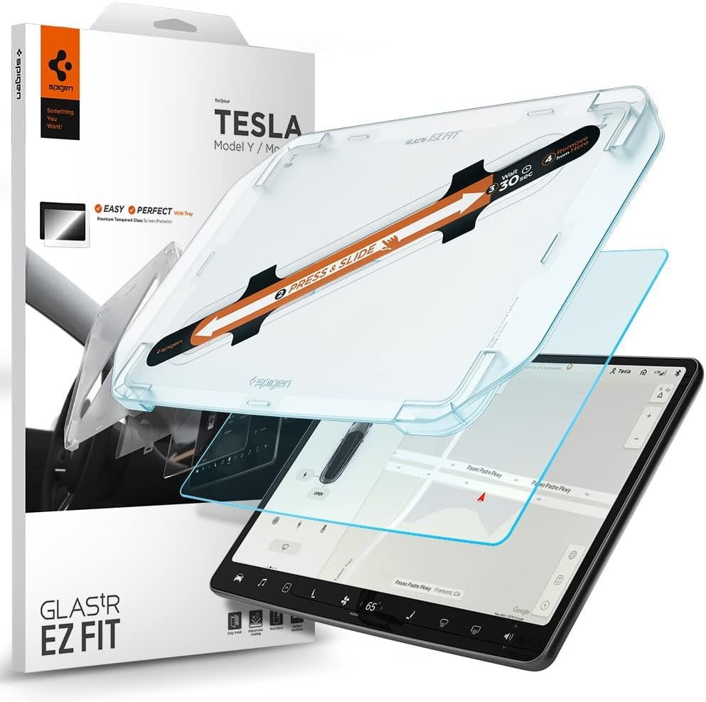 Buy Spigen Matte Screen Protector for Tesla Model 3 & Y Touchscreen in Canada