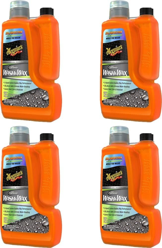 Buy Meguiar’s Hybrid Ceramic Wash & Wax 4-Pack (48oz Wash, 8oz SiO2 Boost) in Canada