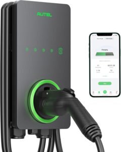 Autel 50Amp Smart EV Charger: Level 2, Wi-Fi & Bluetooth, 25-Ft Cable – Perfect for Canadian Homes