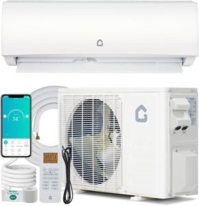 Efficient 9000 BTU Mini Split AC & Heater with WiFi – Perfect for Canadian Homes Up to 450 Sq. Ft