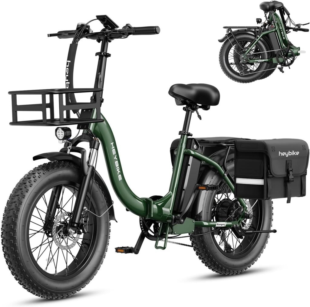 Heybike Ranger 2.0: Powerful 1400W Electric Bike for Canadians – 45KM/H, All-Terrain, Foldable