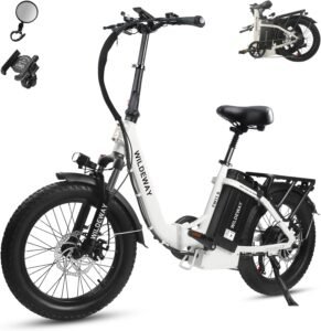 750W Folding Electric Bike 20″ for Adults – 145KM Range, 45KPH, UL2849 Certified, Perfect for Canadian City Commutes