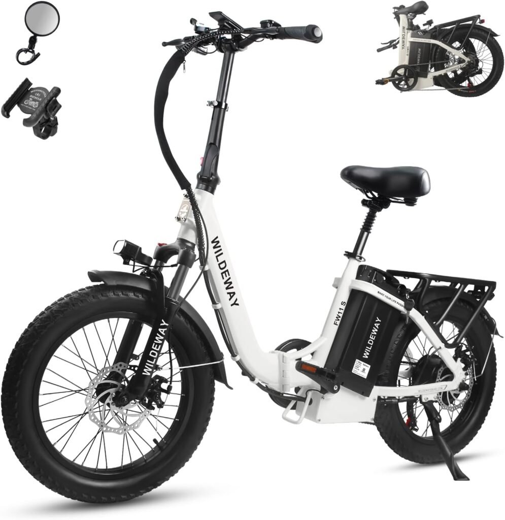 750W Folding Electric Bike 20″ for Adults – 145KM Range, 45KPH, UL2849 Certified, Perfect for Canadian City Commutes