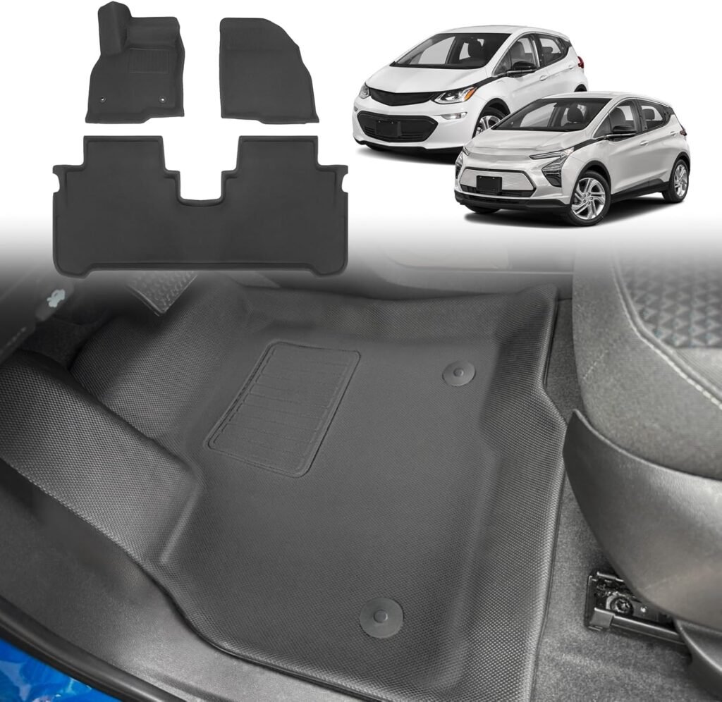 All-Weather XPE Floor Mats for Chevrolet Bolt EV (2017-2025) – BestEvMod Canada