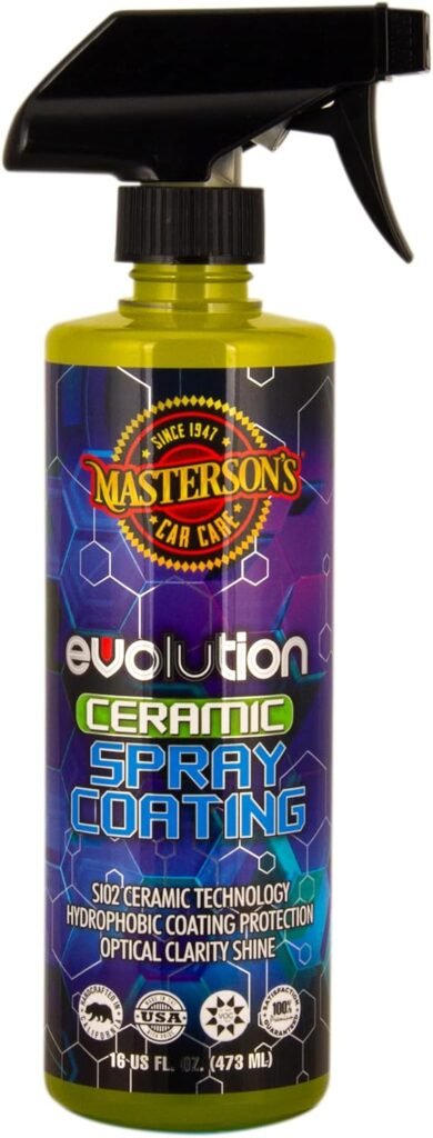 Masterson’s MCC_134_16: Premium Ceramic Spray Coating for Cars & More – 16 oz