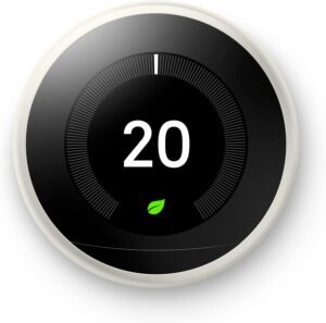 3rd Gen Nest Learning Thermostat – Alexa Compatible, Stainless Steel for Canadians