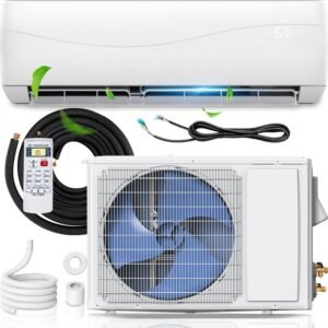 Efficient SIMOE 12000 BTU 20 SEER2 Mini Split AC & Heater for Canadians – Cools & Heats Up to 750 Sq.Ft