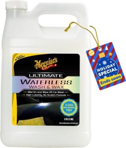 Effortless Car Shine: Meguiar’s Ultimate Waterless Wash & Wax for Canadians, 1 Gallon Effortless Car Shine: Meguiar’s Ultimate Waterless Wash & Wax for Canadians, 1 Gallon