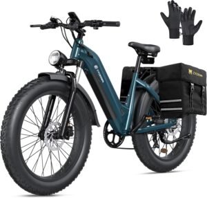 Discover CYCROWN CycVerve: Canada’s Top 26″ Fat Tire Step-Thru Electric Bike with 120KM Range & 1000W Motor