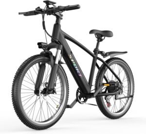 Powerful 1500W Electric Mountain Bike for Canadians: 65-Mile Range, 28 MPH, 26″ with Removable Battery & 7-Speed Powerful 1500W Electric Mountain Bike for Canadians: 65-Mile Range, 28 MPH, 26″ with Removable Battery & 7-Speed