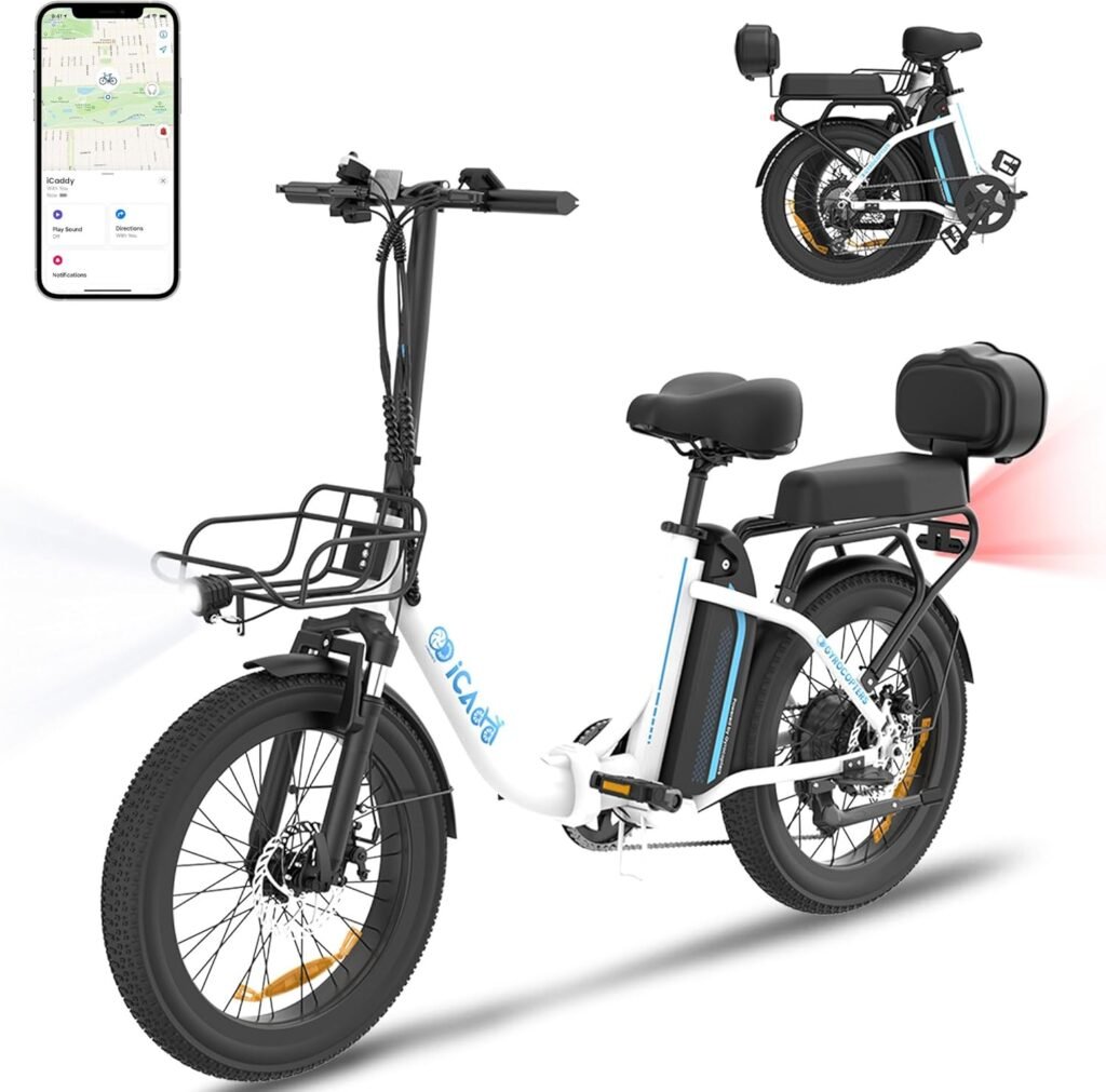 Gyrocopters iCaddy Electric Bike: Fast, Secure, and Spacious – Perfect for Canadian Riders!