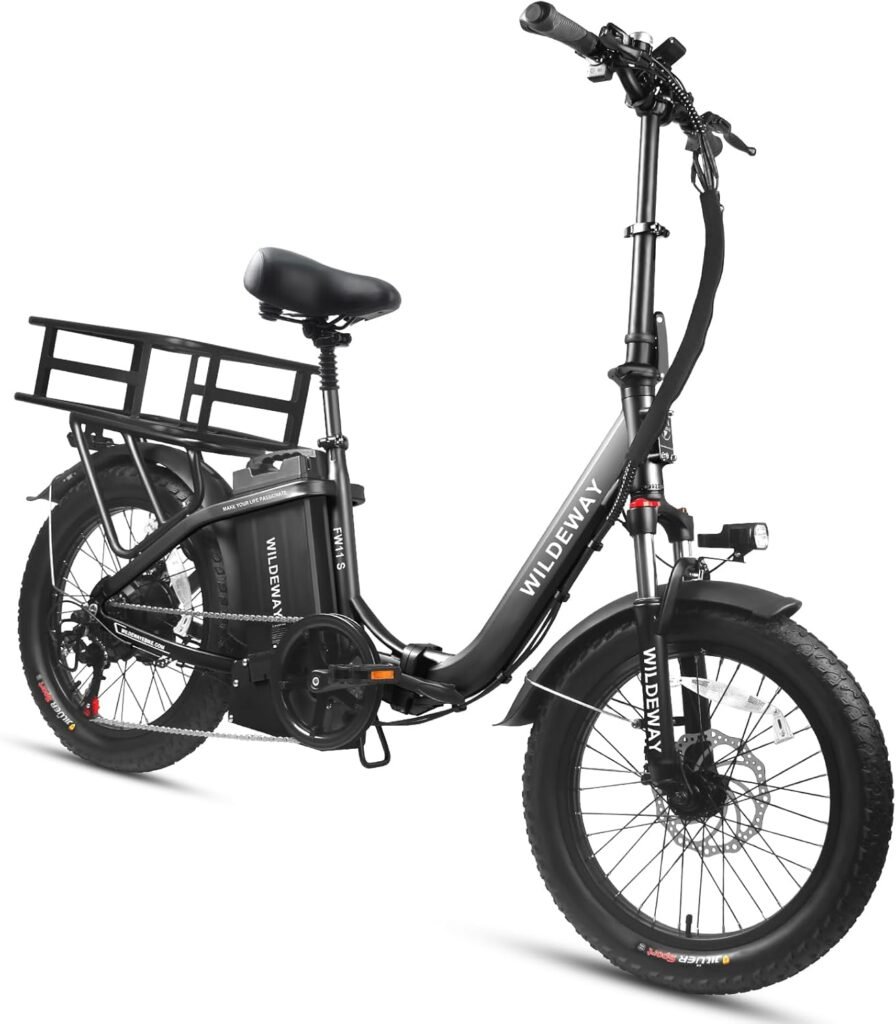 Explore Canada with Wildeway: 750W Folding Electric Bike, 145KM Range, UL Certified