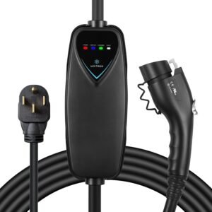 Top-Rated Lectron Level 2 EV Charger: Portable, ETL-Certified, 240V, 40 Amp for Canadian EVs