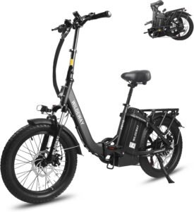 Explore Canada with a 1536Wh 20″ Electric Bike: 145KM Range, 750W Folding Ebike for City Commutes