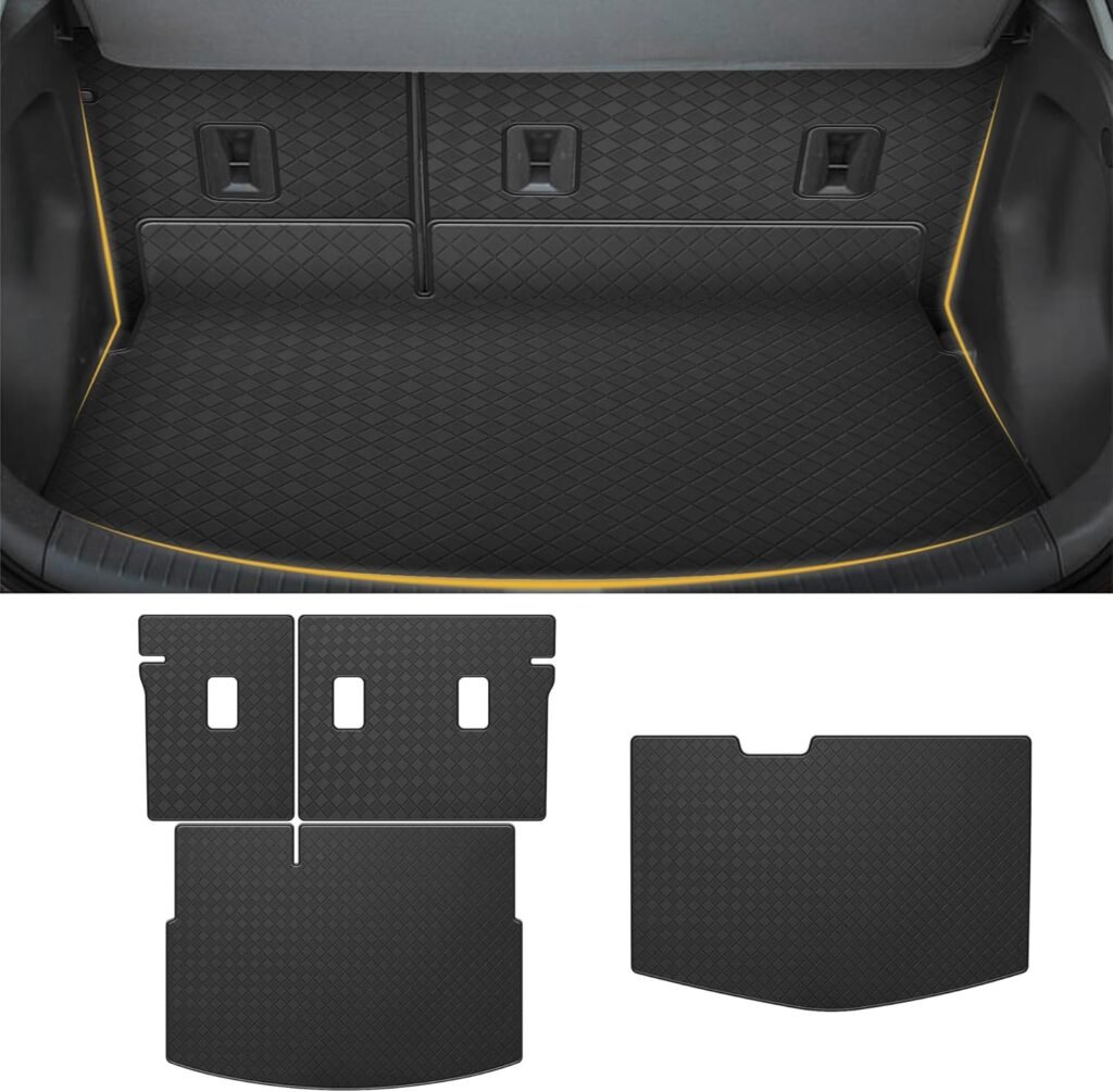 All-Weather Trunk Mat & Cargo Liner for 2017-2025 Chevrolet Bolt EV/EUV – Black Diamond