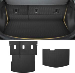 All-Weather Trunk Mat & Cargo Liner for 2017-2025 Chevrolet Bolt EV/EUV – Black Diamond